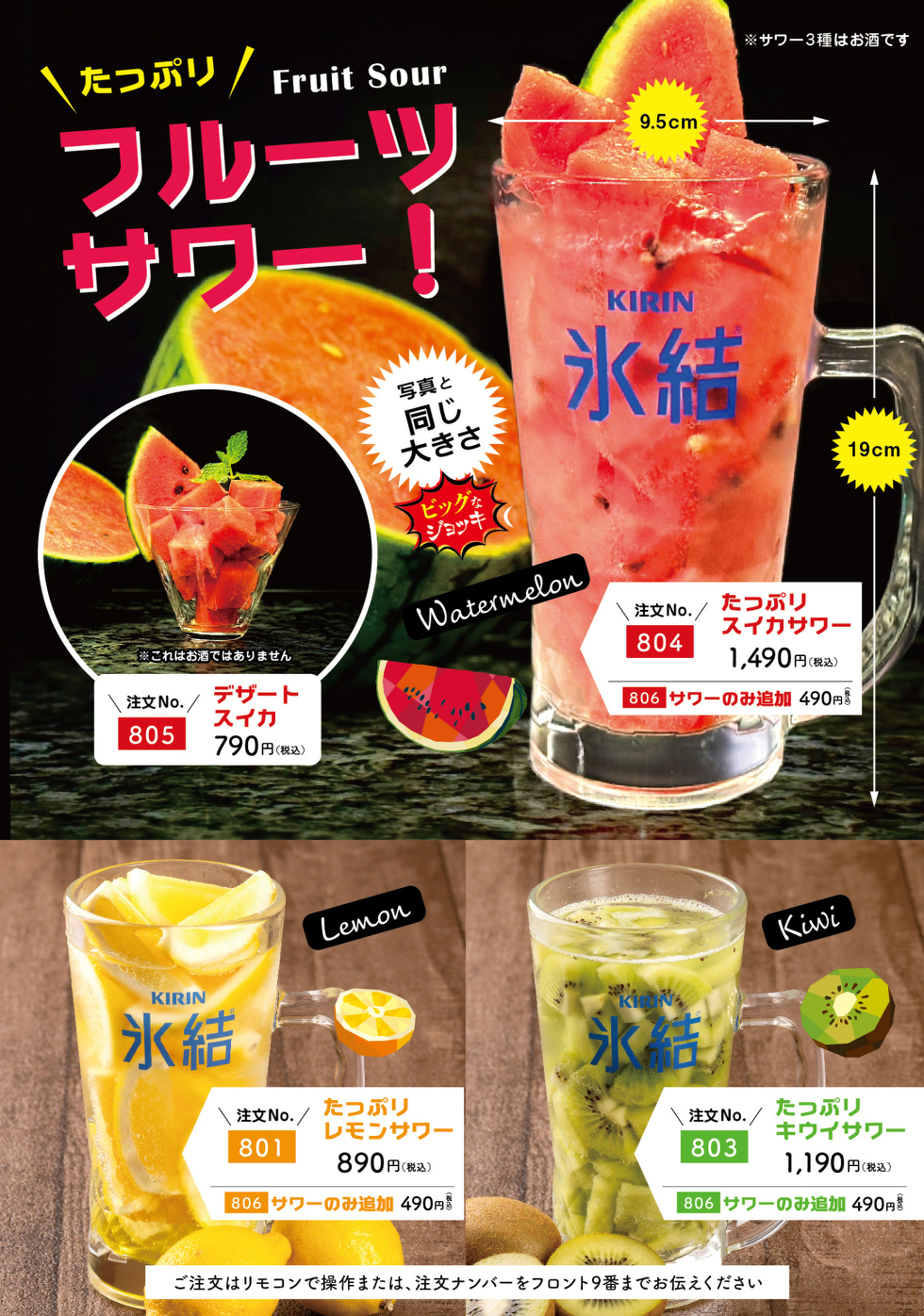 フルーツサワードリンクアルコール